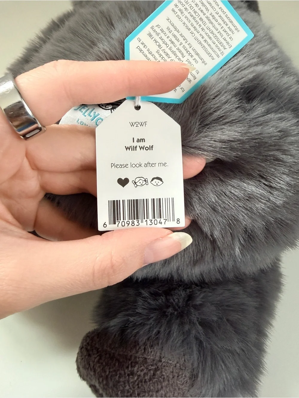 NWT Jellycat Wilf Wolf